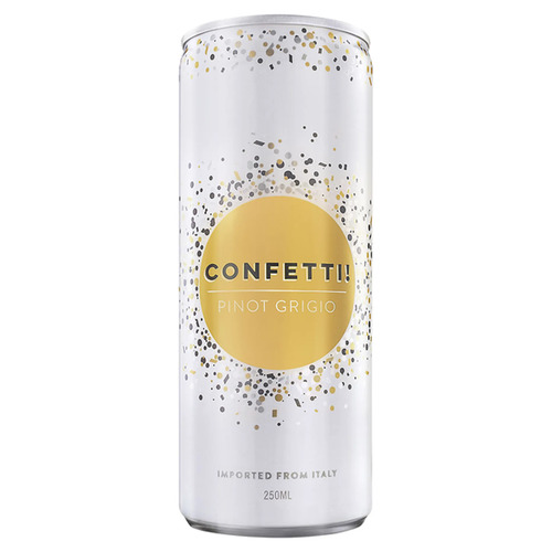 Confetti Pinot Grigio 2-pack Can